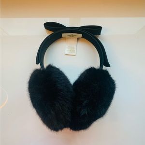Kate Spade ShoeLace Bow EarMuffs
